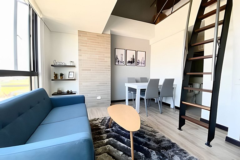 NICE apartment with mezzanine, (súper ubicado )