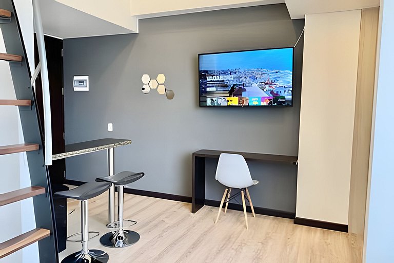 NICE apartment with mezzanine, (súper ubicado )